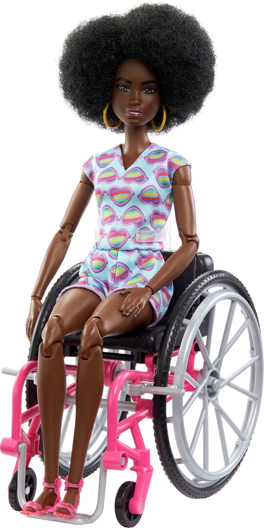 POUPÉE BARBIE KEN avec fauteuil roulant et rampe Fashionistas Brunette POUPÉE BARBIE KEN avec fauteuil roulant et rampe Fashionistas Brunette